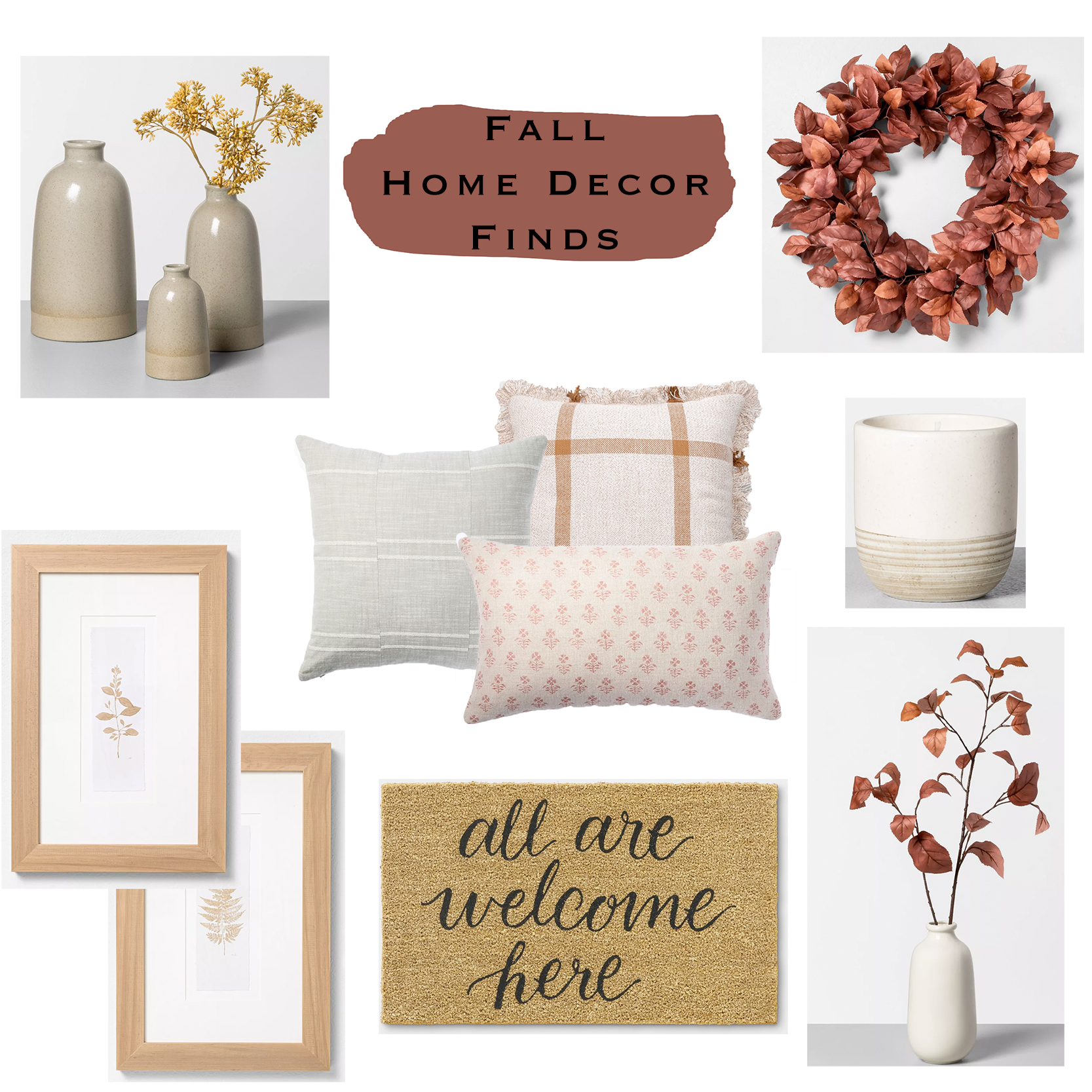 Target Fall Home Decor Finds 2020 - Stephanie Hoey Interiors